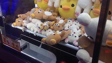 UFO CATCHER FAILS! (hello kitty, rilakkuma, and more!) @ROUND1