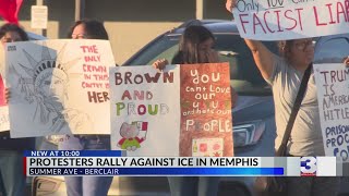 Protesters rally against ICE presence in Memphis