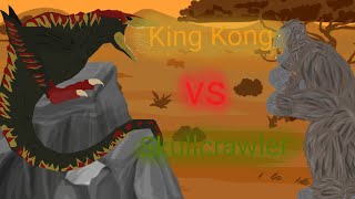 Skullcrawler vs King Kong (Dc2 Animation/with sounds)