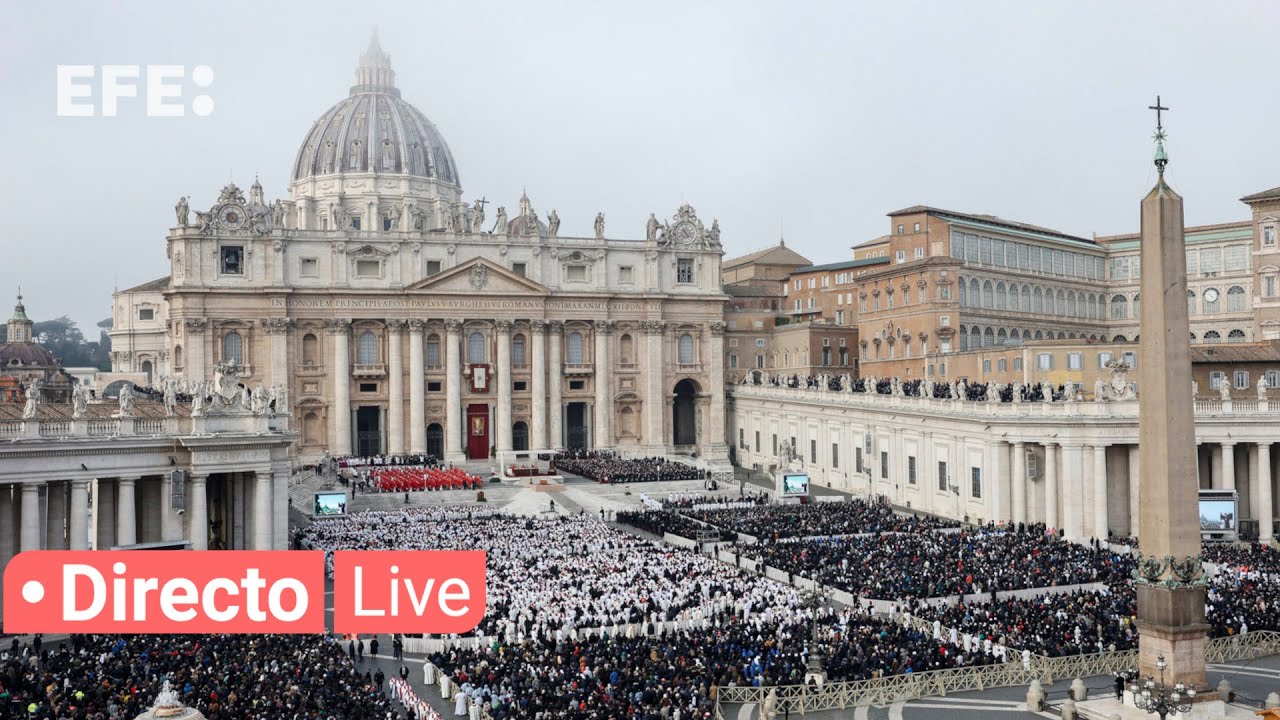 🔴📡 Más de 200.000 jóvenes fieles llenan la plaza de San Pedro del Vaticano