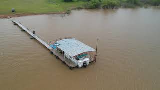 Lake Eufaula. Dock fly around.