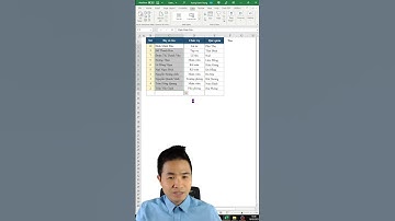 Mẹo sắp xếp họ và tên theo thứ tự ABC trong Excel #exceltips