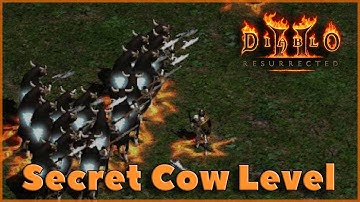 Diablo 2 Resurrected - Opening the Secret Cow Level - guide on how to enter the secret cow level