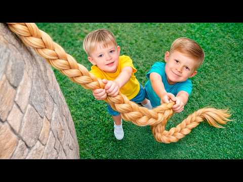 أطفال عالقون داخل كتاب سحري! 📖 إنقاذ قصص الأميرات