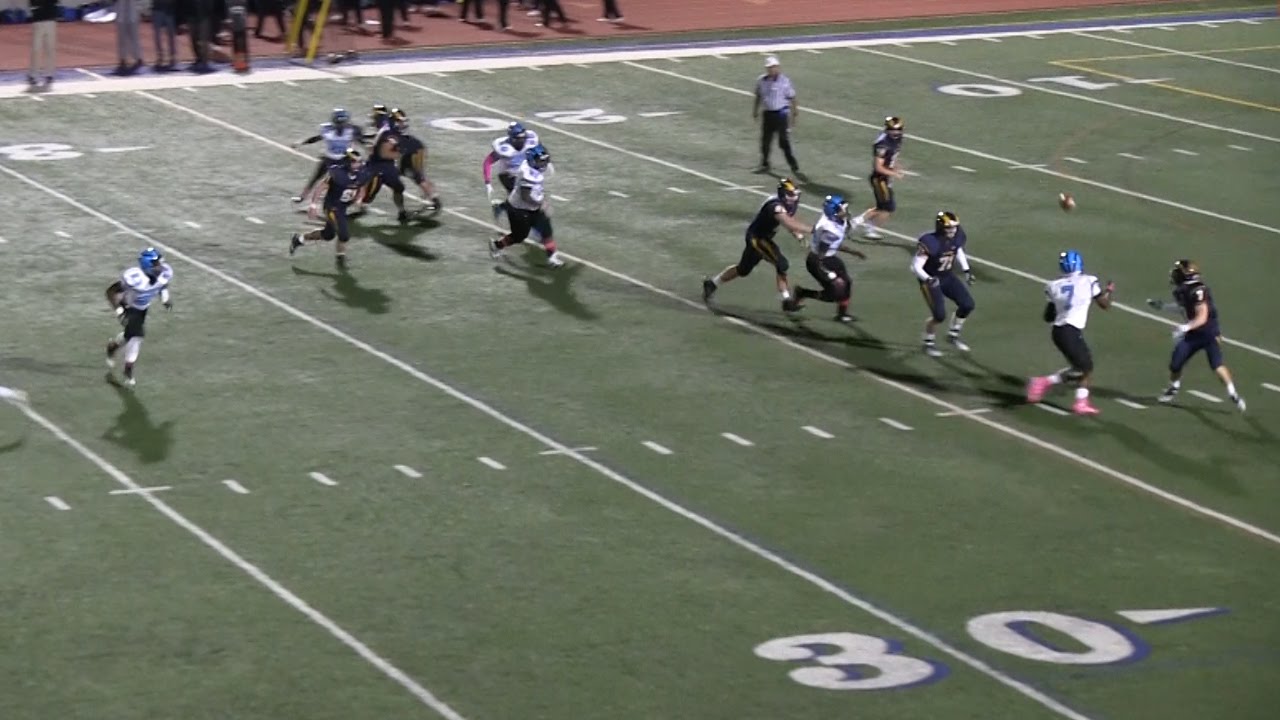 football score Patrick T. Lanigan Funeral Home Play of the Game - 2014: Week 8