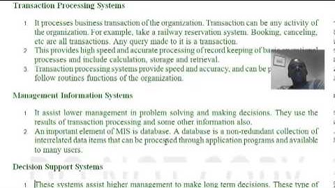 CAPE IT Unit 1 Mod 2 Objective 1 and 2