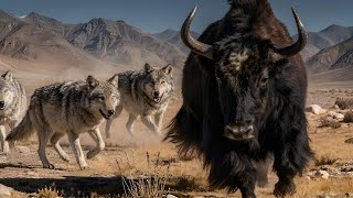 The Ancient Dance Himalayan Wolf Vs. Wild Yak