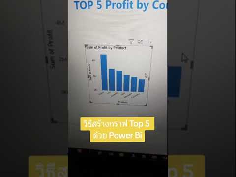 วิธีสร้างกราฟ Top5 ด้วย Power BI #powerbi #dataanalytics #datascience #danitaacademy