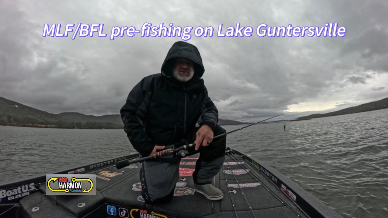 Pre-fishing for the MLF/BFL Choo Choo division on Lake Guntersville #bassfishing