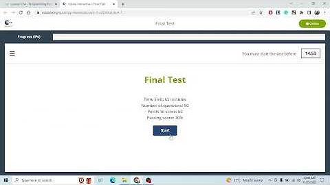 C++ Essentials (CPA) Part 2  Final Test