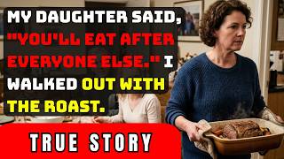 My Daughter Said, “You’ll Eat After Everyone Else.” I Walked Out With The Roast.