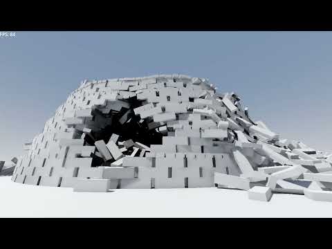 11000 physics bodies in Godot using bepuphysics