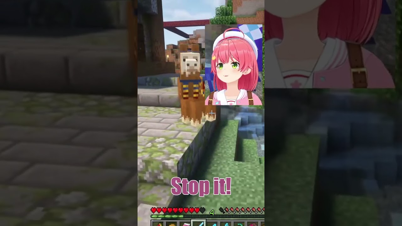 Miko Noises but just spit  #minecraft #sakuramiko #vtuber #hololive