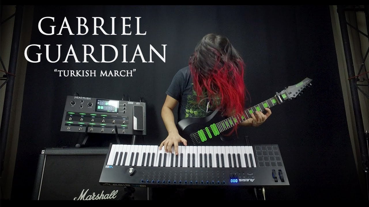 Metal Mozart Gabriel Guardian Guitar Keyboard LIVE Playthrough