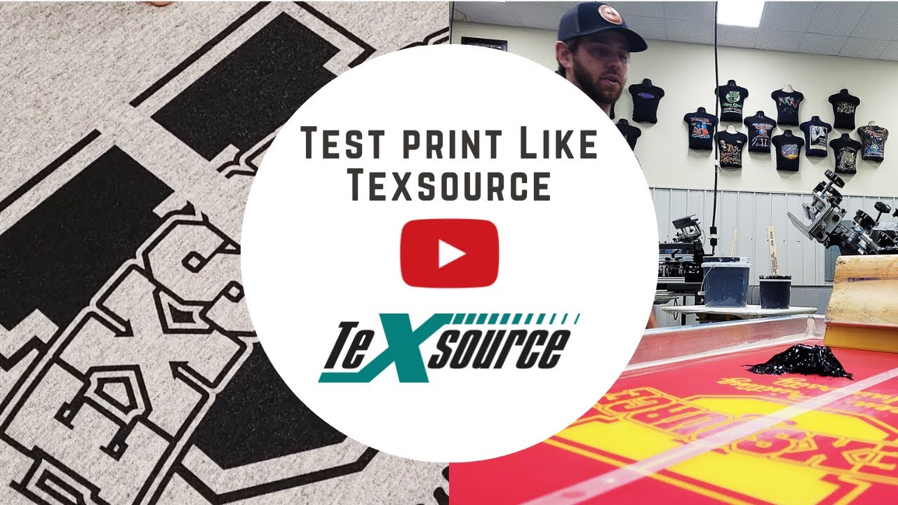 How to Test Print Like Texsource - YouTube