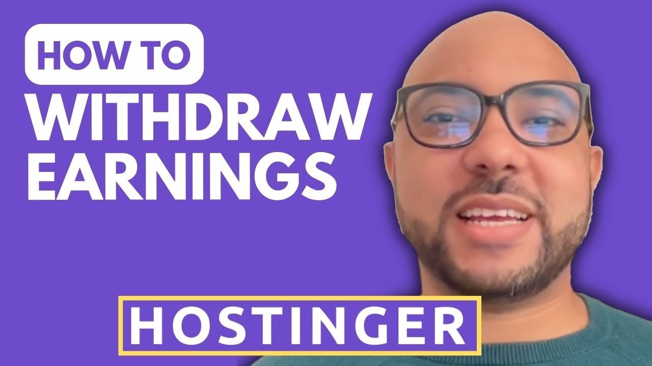 How to Withdraw Your Earnings in Hostinger Affiliate Program - YouTube