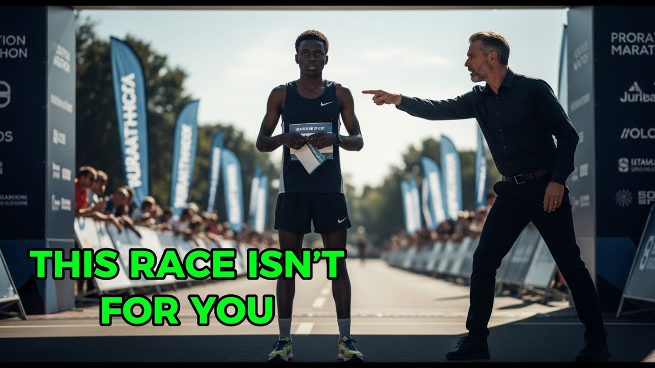 Black Boy Mocked at Marathon Start “This Isn’t for You” — His Finish Time Stuns Stadium Crowd Gasps