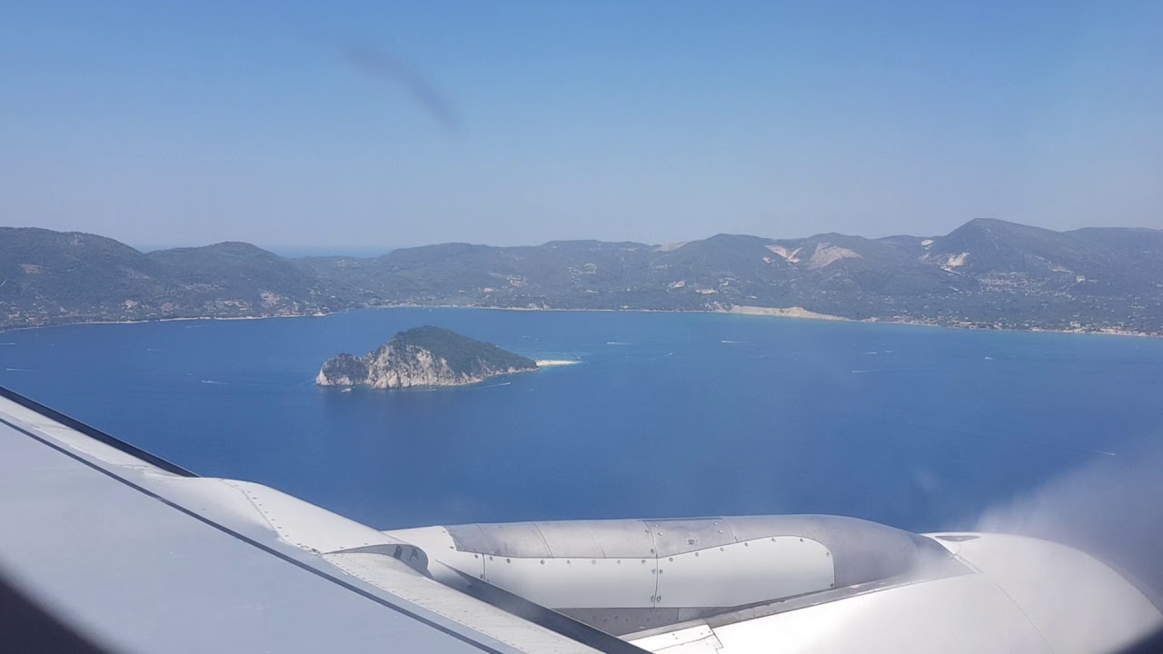 Landing at Zakynthos airport 06 August 2018 - YouTube