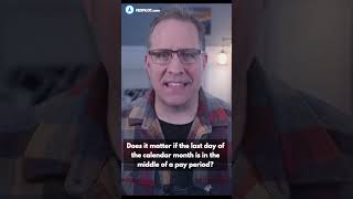 Retiring in the middle of a pay period?