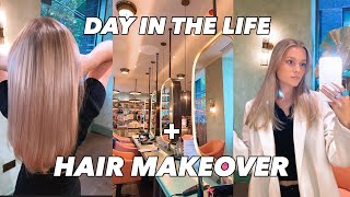 DAY IN THE LIFE OF A UAL STUDENT (London College of Fashion, London Shopping Haul and Hair Makeover)