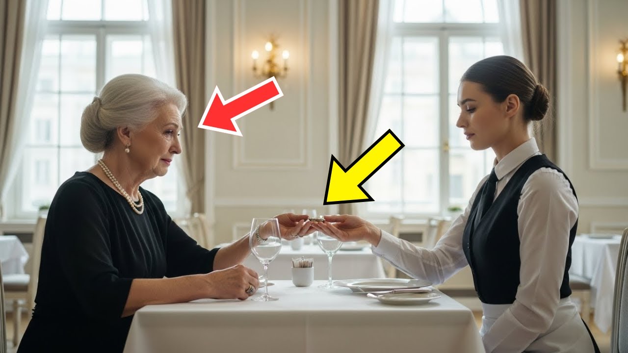La grand-mère milliardaire voit une serveuse pauvre porter un bijou de famille—elle fond en larmes…