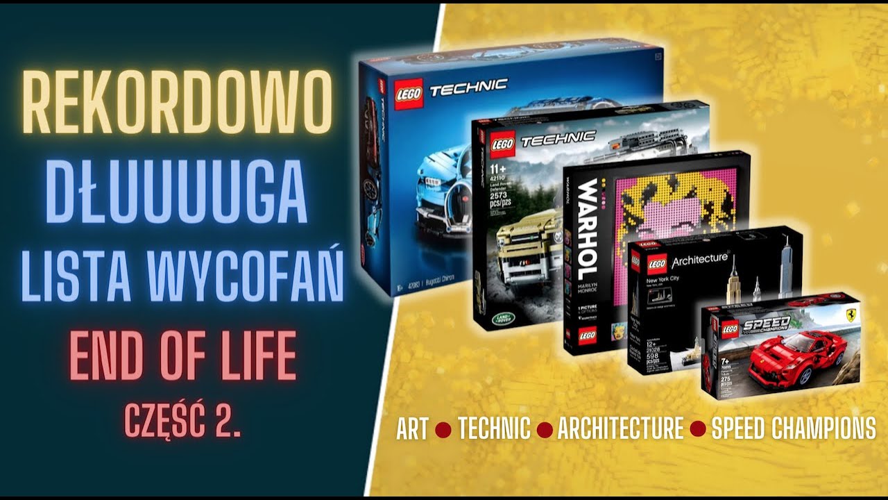 INWESTYCJA W KLOCKI LEGO #4, czyli druga część listy EOL 2021. Na czym można zarobić?