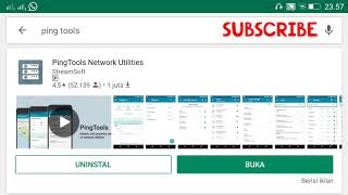 Aplikasi Analisa Jaringan/Networking komputer dengan PING TOOLS menggunakan HP ANDROID #android #app screenshot 4