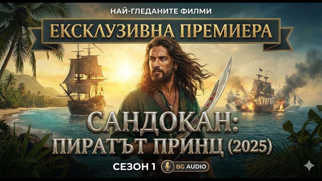 ЕКСКЛУЗИВНА ПРЕМИЕРА Най-гледаните филми-Sandokan / Сандокан: Пиратът принц (2025) сезон 1 BG Audio