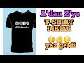A'dan Z'ye T-SHİRT DİKİMİ- T-shirt make