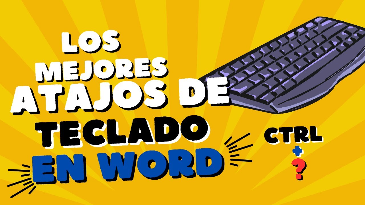 IMPORTANTE 📢TRUCOS para ser MAS RAPIDO redactando en WORD 📝 - YouTube