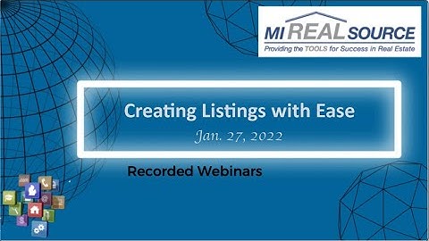 Creating Listings with Ease 01 27 22