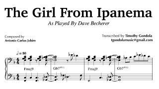 The Girl From Ipanema| David Becherer