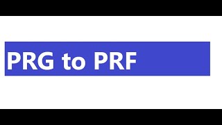 Constructing a PRF from a PRG