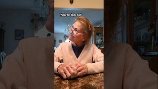 Gym Granny Standing On Business