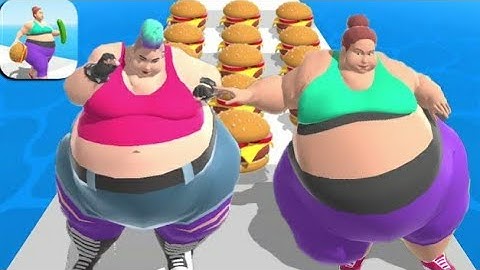 Fat 2 Fit 🍔🥒🍔Max Level New Update Gameplay iOS/Android #Fit2fat#Gameplay#shorts