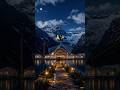 Magical Night View of Hemkund Sahib🙏 ✨ #shorts #shortsfeed #waheguru #gurbani