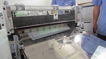 intermediate cut video （roll to sheet cutting machine）