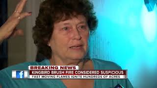 220-acre fire that damaged 3 homes in Hernando County deemed 'suspicious'