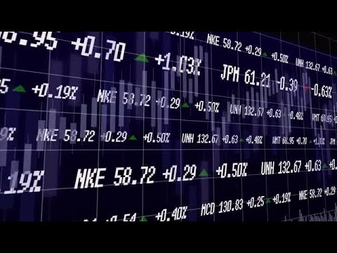 Stock Quotes In Digital Terminal Stock Motion Graphics