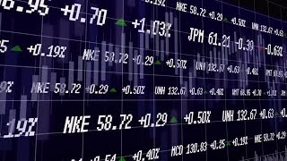 Stock Quotes In Digital Terminal Stock Motion Graphics