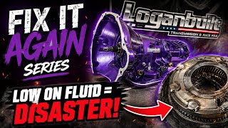 If your transmission is low on fluid THIS will happen