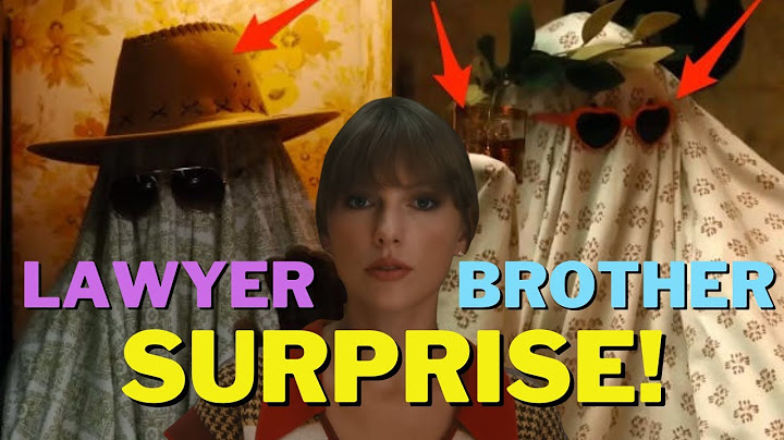 Fun Fact: Taylor Swift's Brother and Lawyer as Ghosts in 'Anti-Hero' Music Video