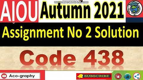 AIOU Code 438 Solved Assignment No.2 Autumn 2021 || Principles Of Accounting || Level: Bachelor/BA