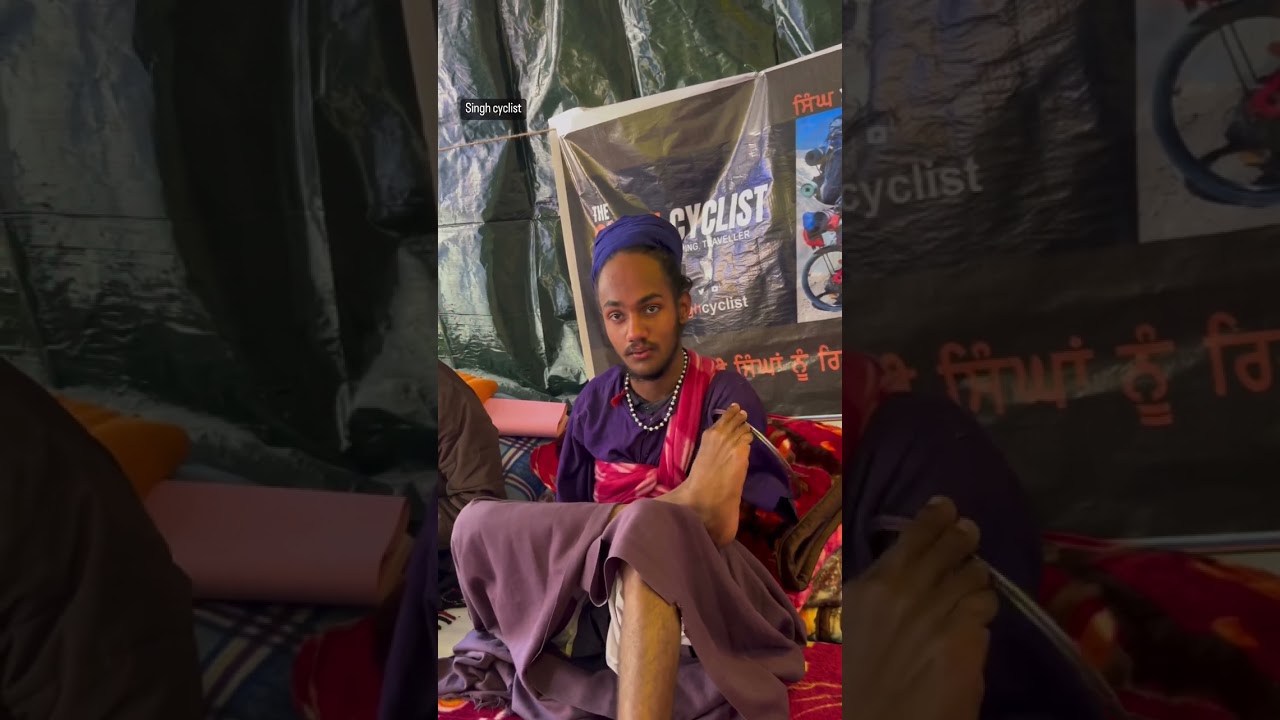 new gurbani dharmik short video//handicapped nihang Singh sikhism 🚩💪👳‍♂️👳‍♂️//__// 