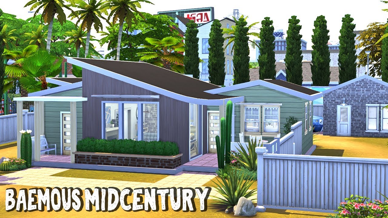 Baemous Mid Century  \\ Get Baemous Collab!! || The Sims 4: Speed Build