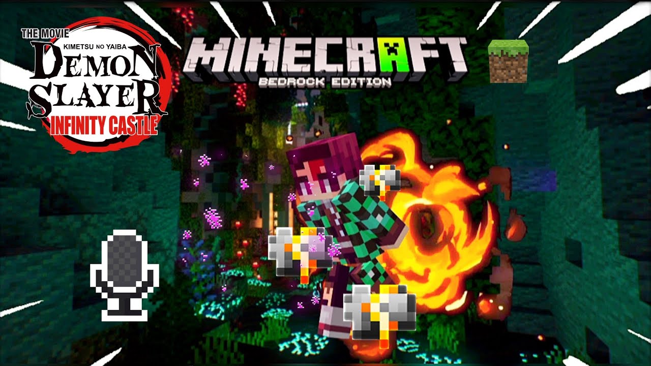 🔥Infinity Castle Arc ⚡ in Minecraft PE 1.20 🔥 | Demon Slayer Addon ✨ Mod Showcase (MCPE & SMP)
