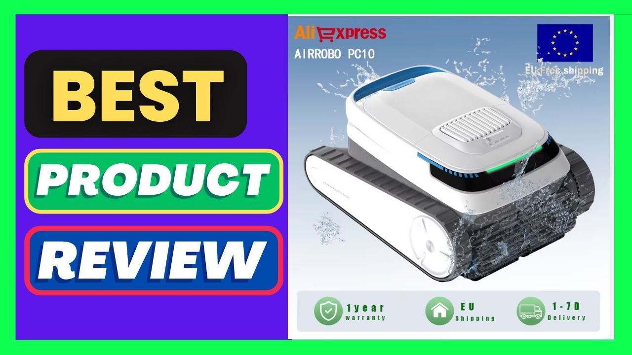 Pool Cleaner Robot AIRROBO PC10 3 Cleaning Modes Smart