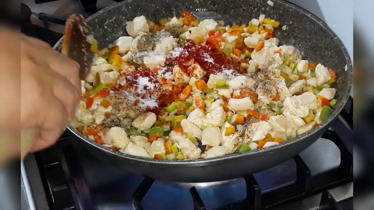 الى بغيتي غير في المقلاة ما عليك غير بهذ الوجبة في10دقائق واجدة البنة منقولش ليكم  للغذاء او العشاء