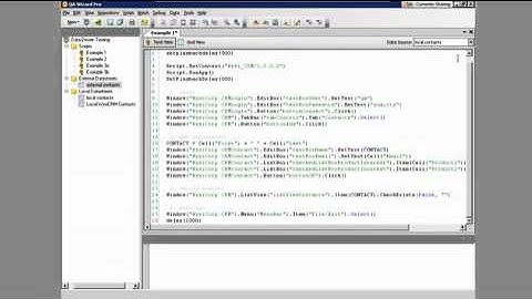 Creating Data-driven Scripts in QA Wizard Pro