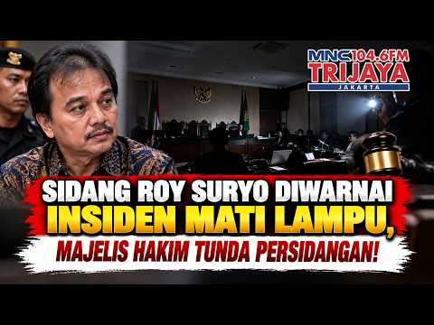 SIDANG ROY SURYO MENDADAK MATI LAMPU! Majelis Hakim Tunda Persidangan Kasus Ijazah Jokowi | Trijaya